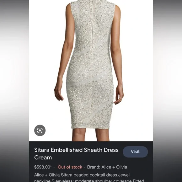 Alice + Olivia Sitara Sequin Dress - Picture 4 of 7